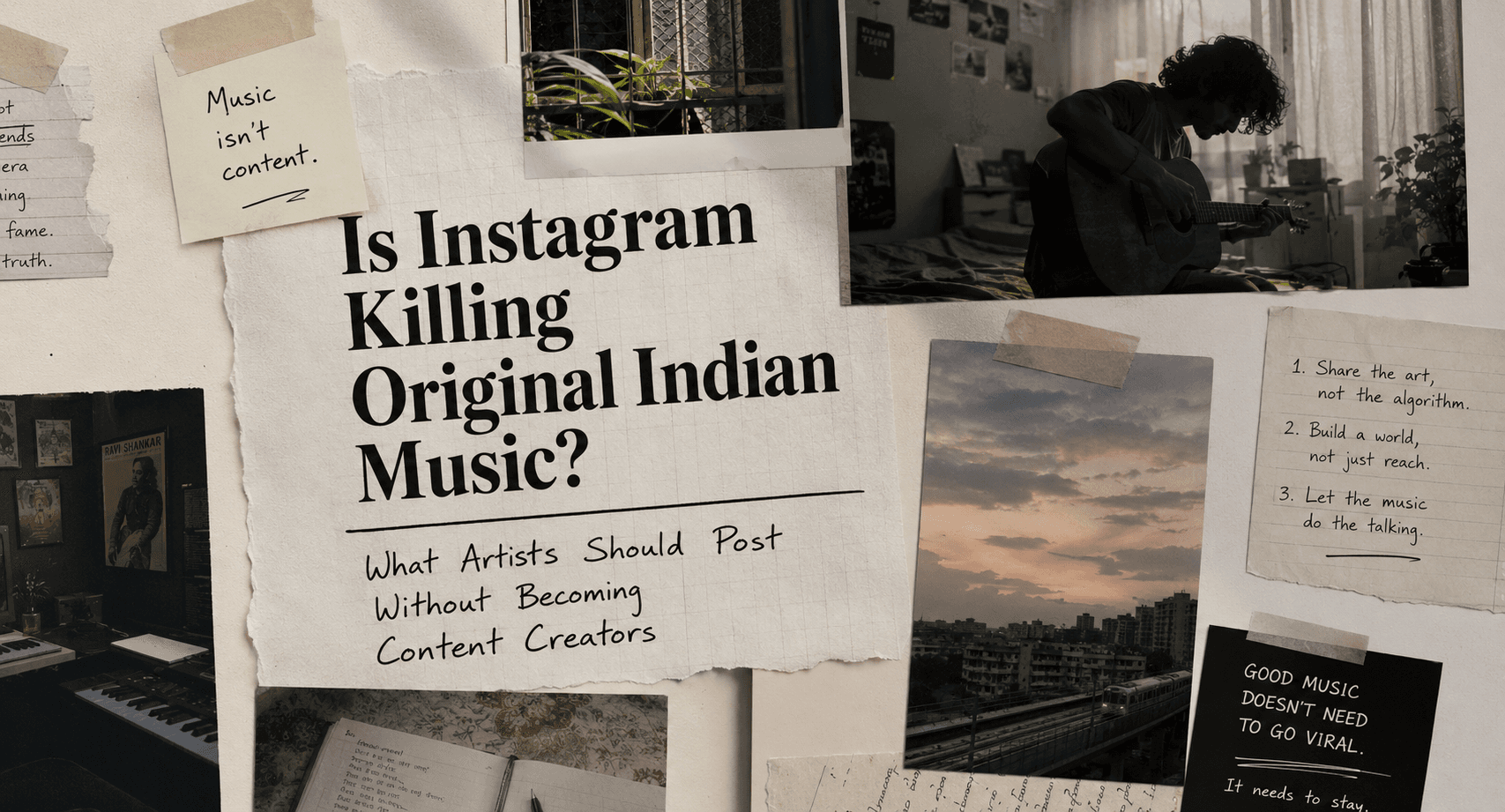 Is Instagram Killing Original Indian Music? What Artists Should Post Without Becoming Content Creators