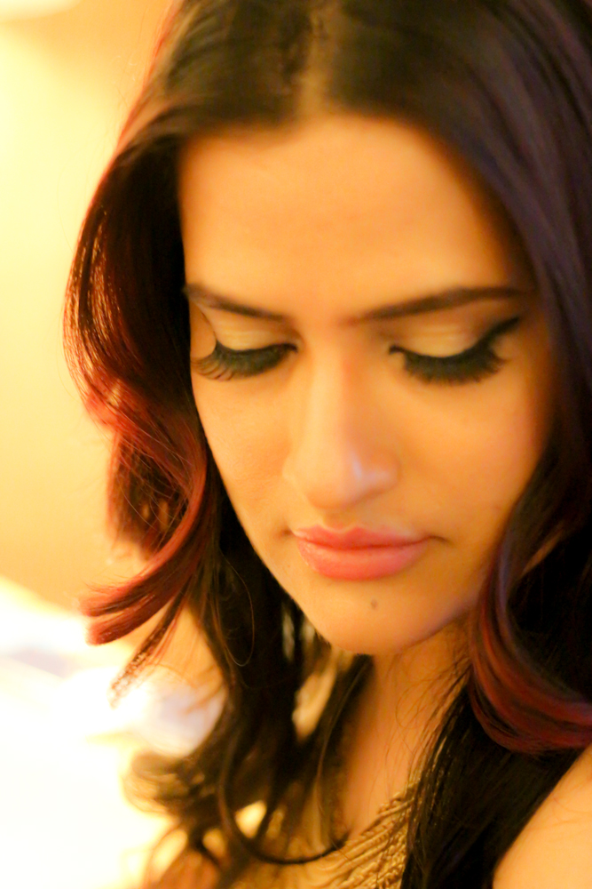 Indian singer-songwriter Sona Mohapatra in a close portrait