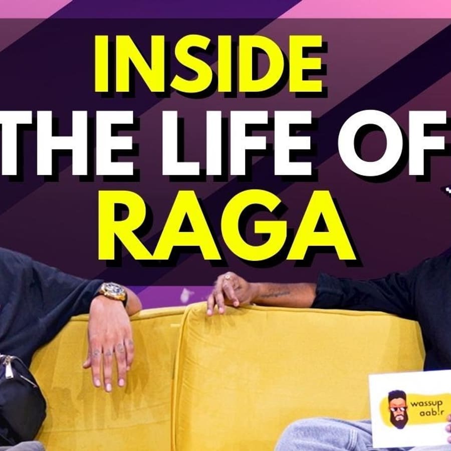 Raga in conversation on a podcast